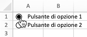aggiungere controlli del modulo del pulsante di opzione con Excelize