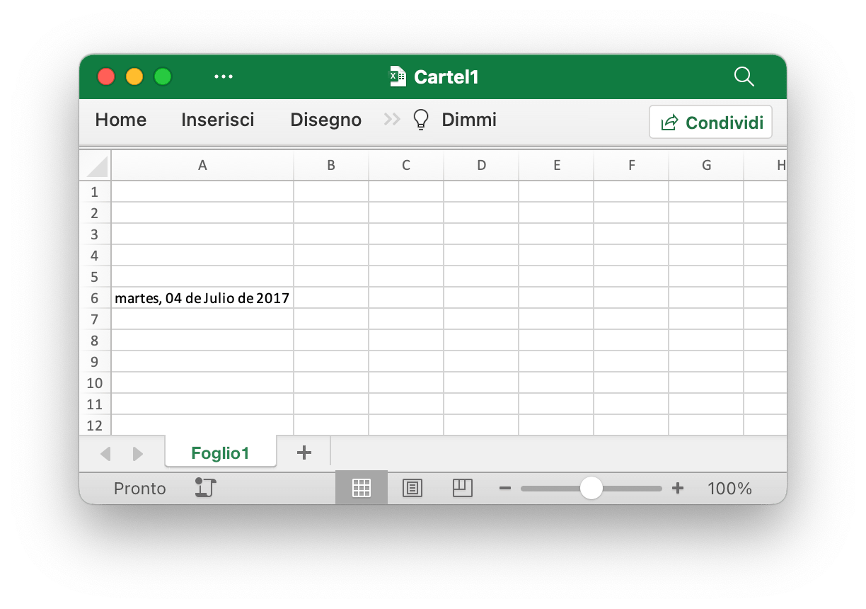 Imposta il formato del numero