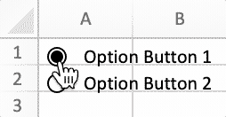 Excelize でオプション ボタン フォーム コントロールを追加する