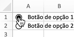 adicionar controles de formulário de botão de opção com Excelize