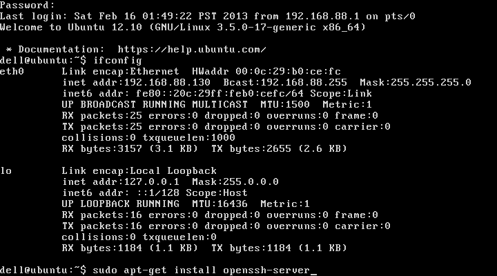 openssh server ubuntu