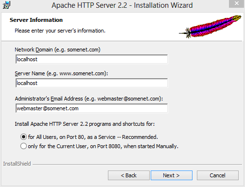 Installation WAMP ( Apache, MySQL, PHP ) on Microsoft Windows 