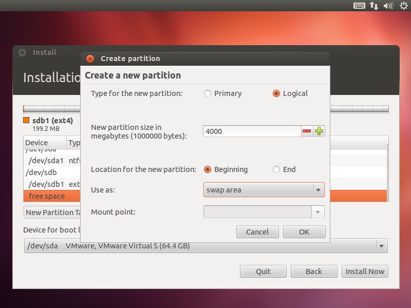 Install Ubuntu 12.04 and Windows 8 dual system