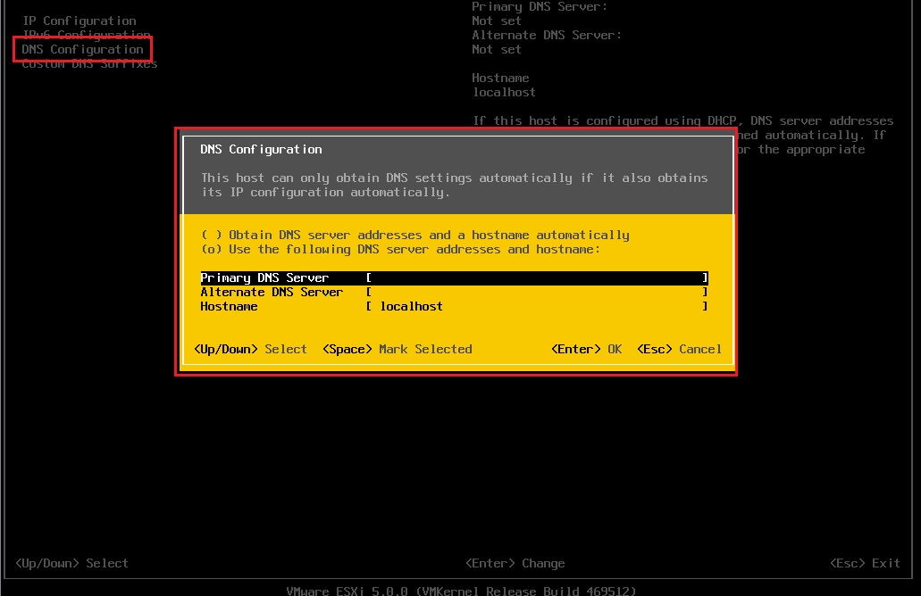 VMware ESXi 5 Installation and Basic Setup