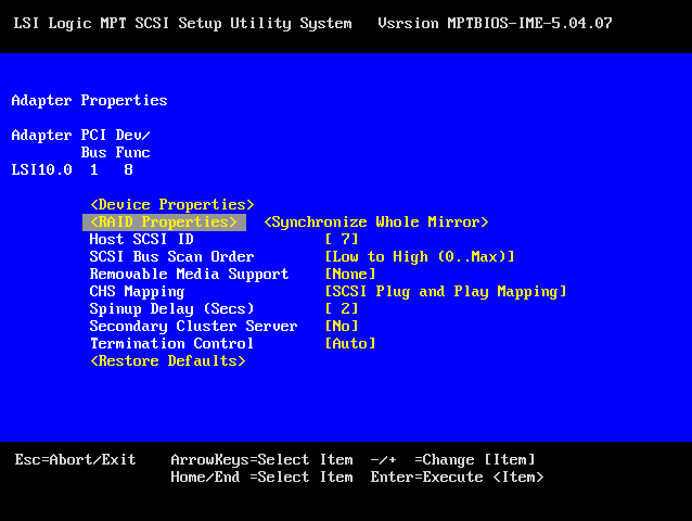 IBM eServer xSeries 335/336 Server Create and Delete RAID Disk Array