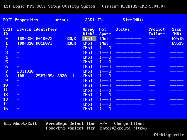 IBM eServer xSeries 335/336 Server Create and Delete RAID Disk Array