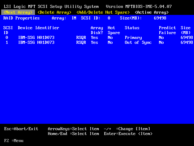 IBM eServer xSeries 335/336 Server Create and Delete RAID Disk Array