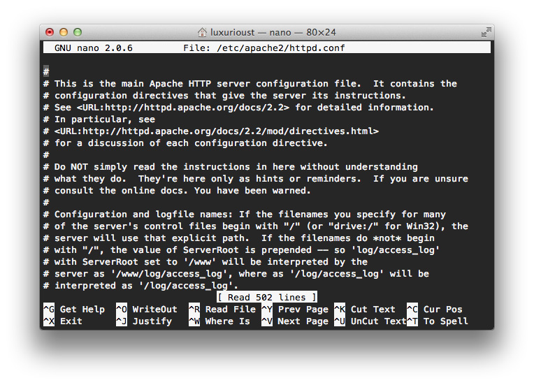 Installation MAMP ( Apache+MySQL+PHP ) on a Mac with OS X 10.8 +
