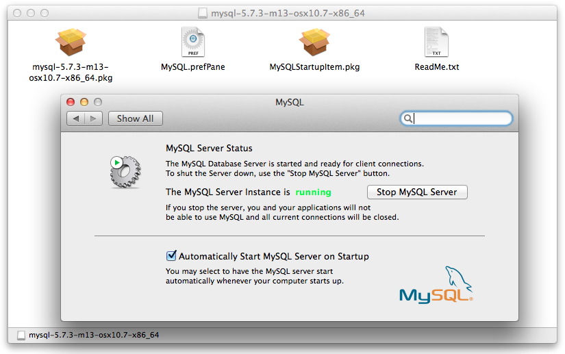 mysql os x server 10.8