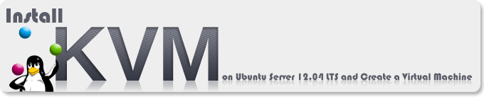 Install KVM on Ubuntu Server 12.04 LTS and Create a Virtual Machine