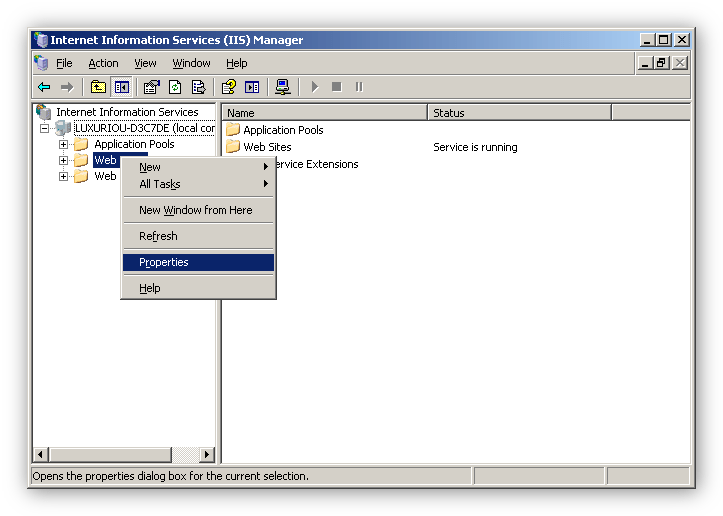 Как установить iis на windows server 2003