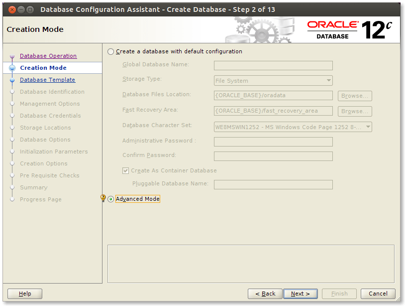 Install Oracle Database 12c on Ubuntu Desktop 12.04 LTS