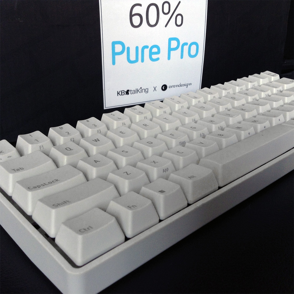 KBTalking Pure Pro 60% Cherry MX Blue Mechanical Keyboard