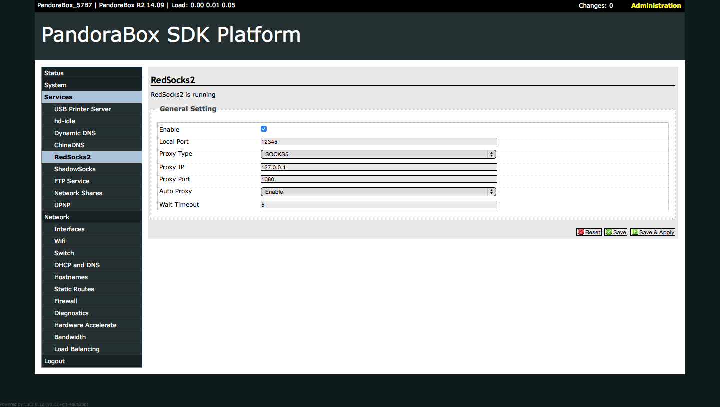 Shadowsocks, RedSocks2 and ChinaDNS on OpenWrt