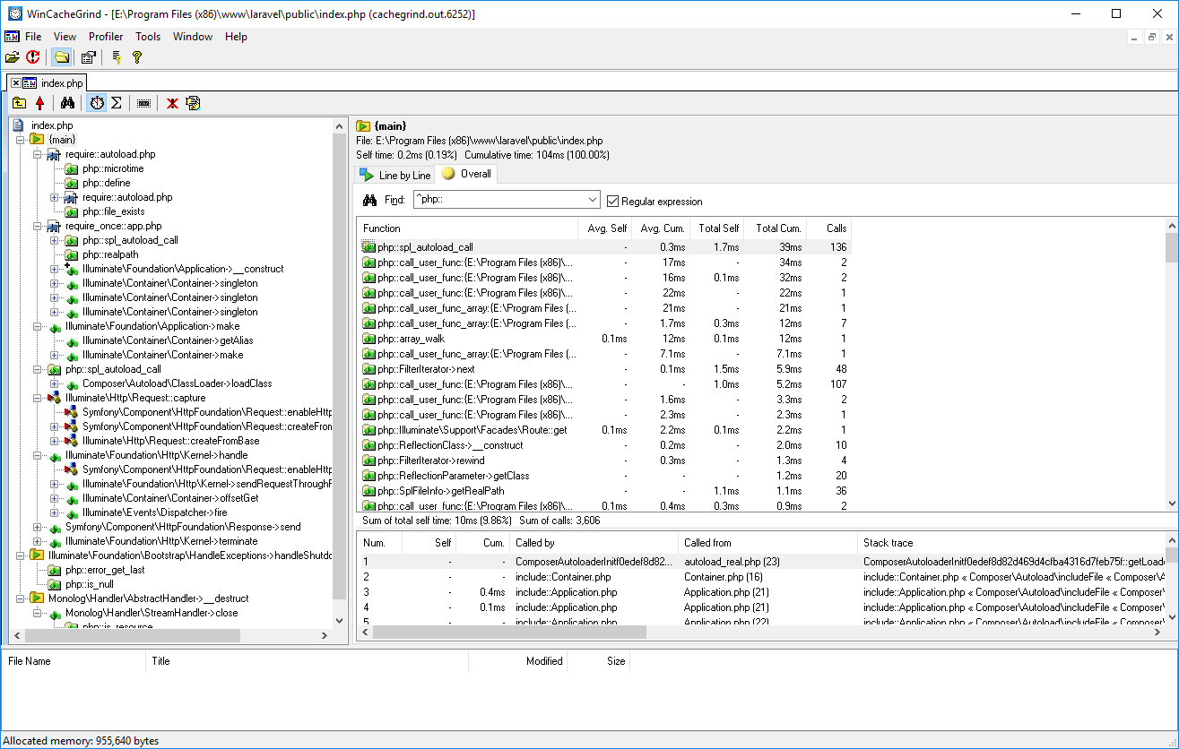 Profiling PHP Applications with Xdebug