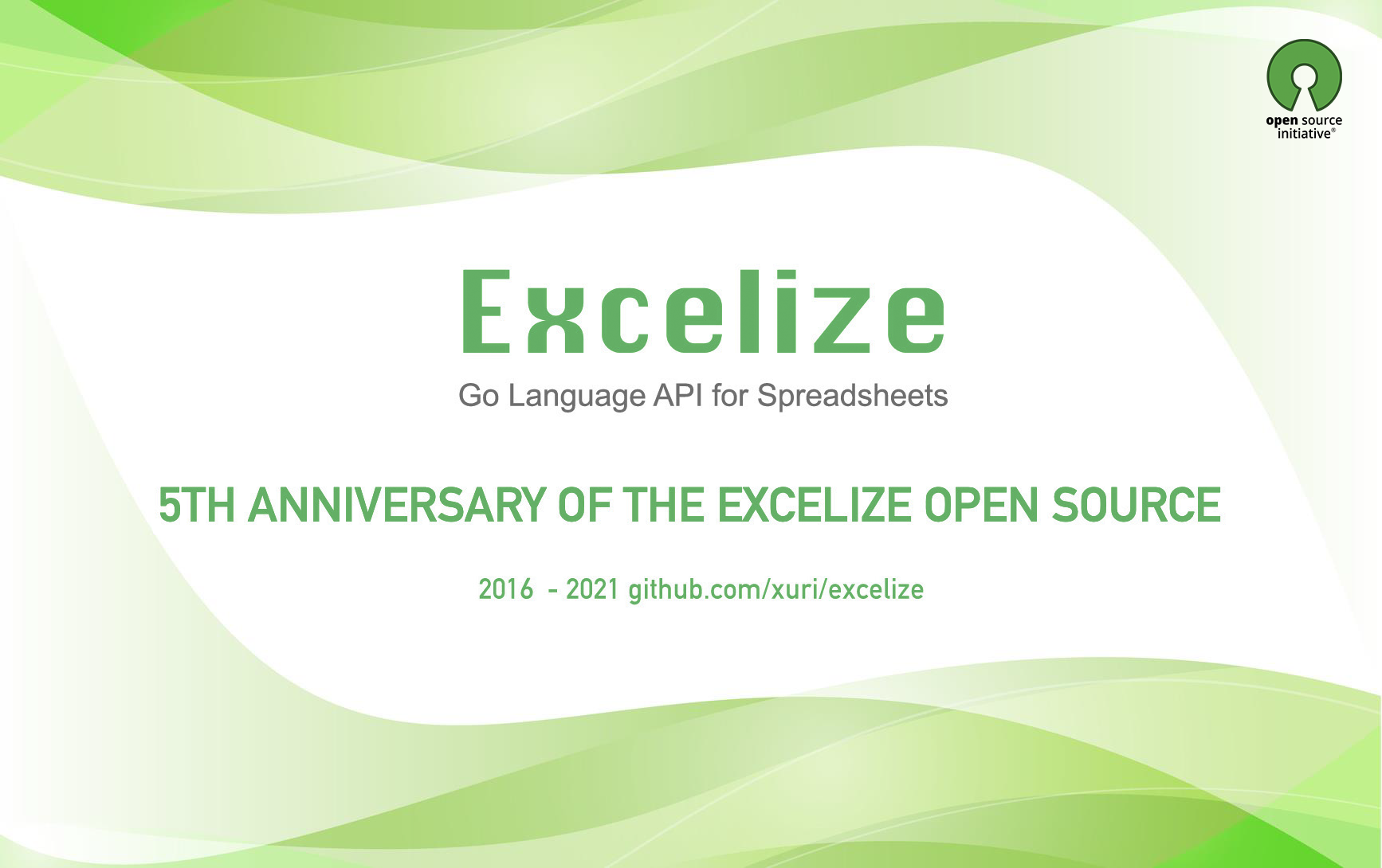 5th Anniversary of the Excelize Open Source