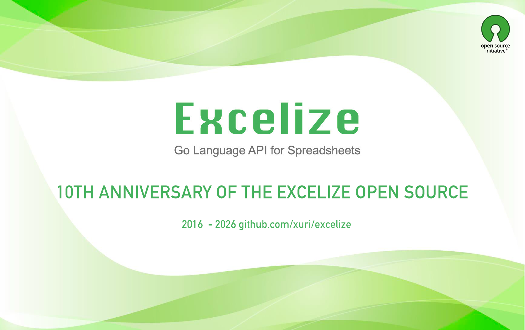 "Excelize 开源十周年，发布 2.11.0 版本"